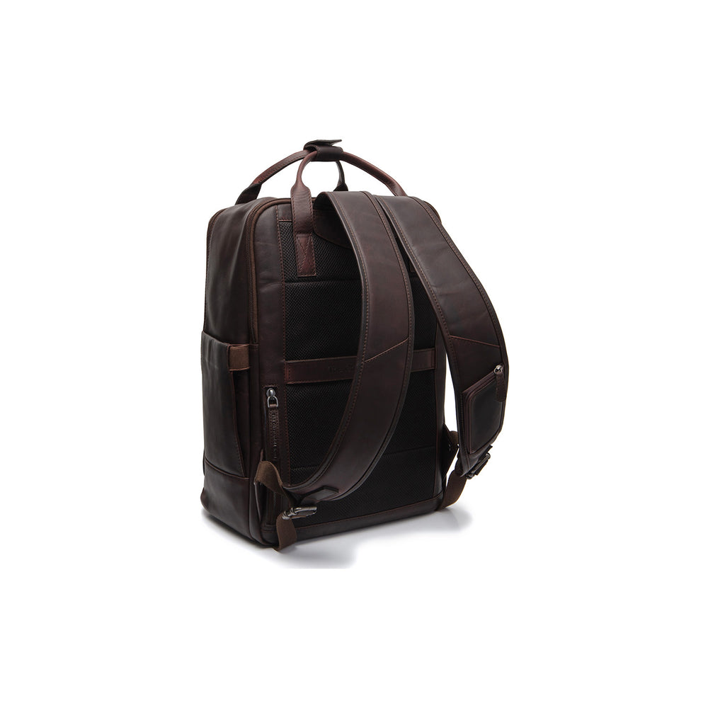 Sac à Dos Ordinateur en Cuir Marron Calden