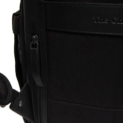 Leather Backpack Black Remo