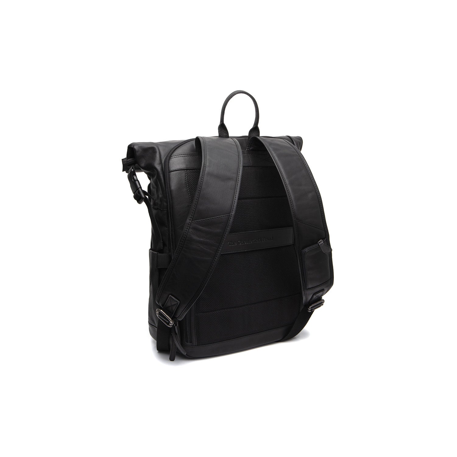 Leather Backpack Black Remo