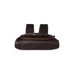 Leather Backpack Brown Remo