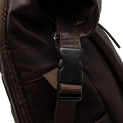 Leather Backpack Brown Remo