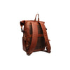 Leather Backpack Cognac Remo