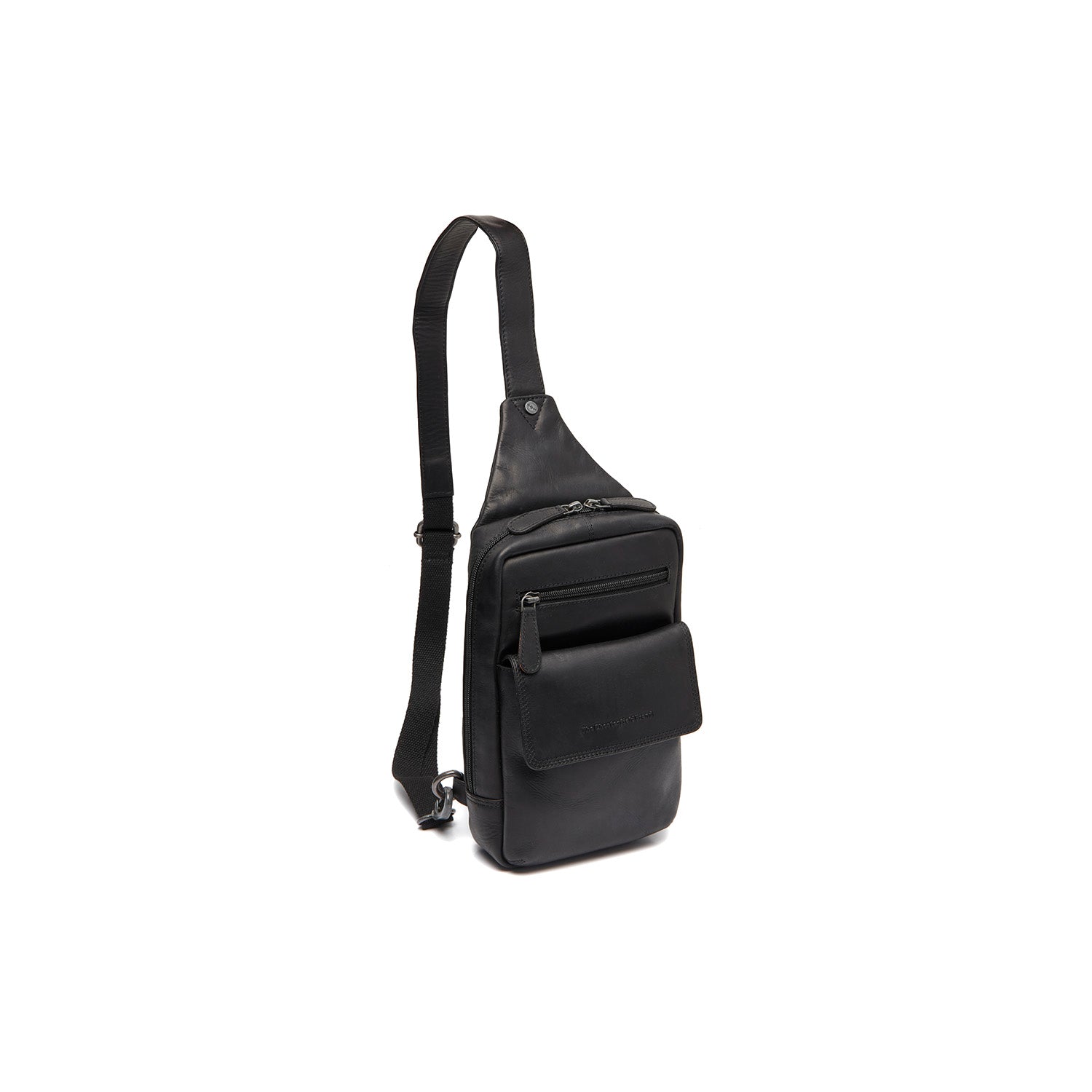 Leather Sling Bag Black Turelle
