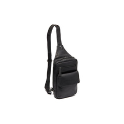 Leather Sling Bag Black Turelle