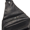 Leather Sling Bag Black Turelle