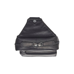 Leather Sling Bag Black Turelle