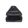 Leather Sling Bag Black Turelle