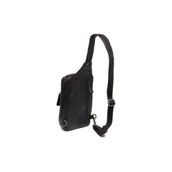 Leather Sling Bag Black Turelle