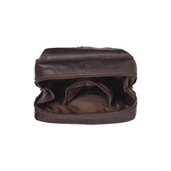 Leather Sling Bag Brown Turelle