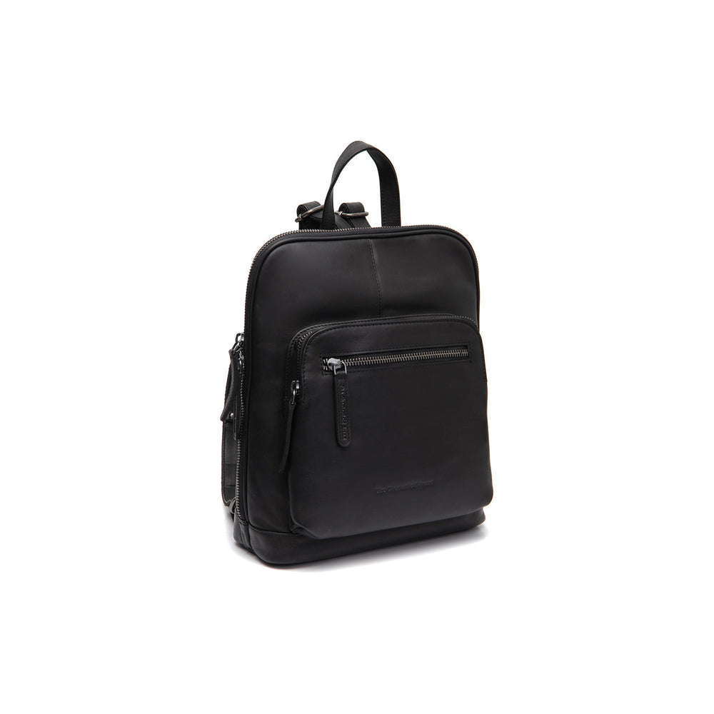 Sac à Dos en Cuir Noir Floran