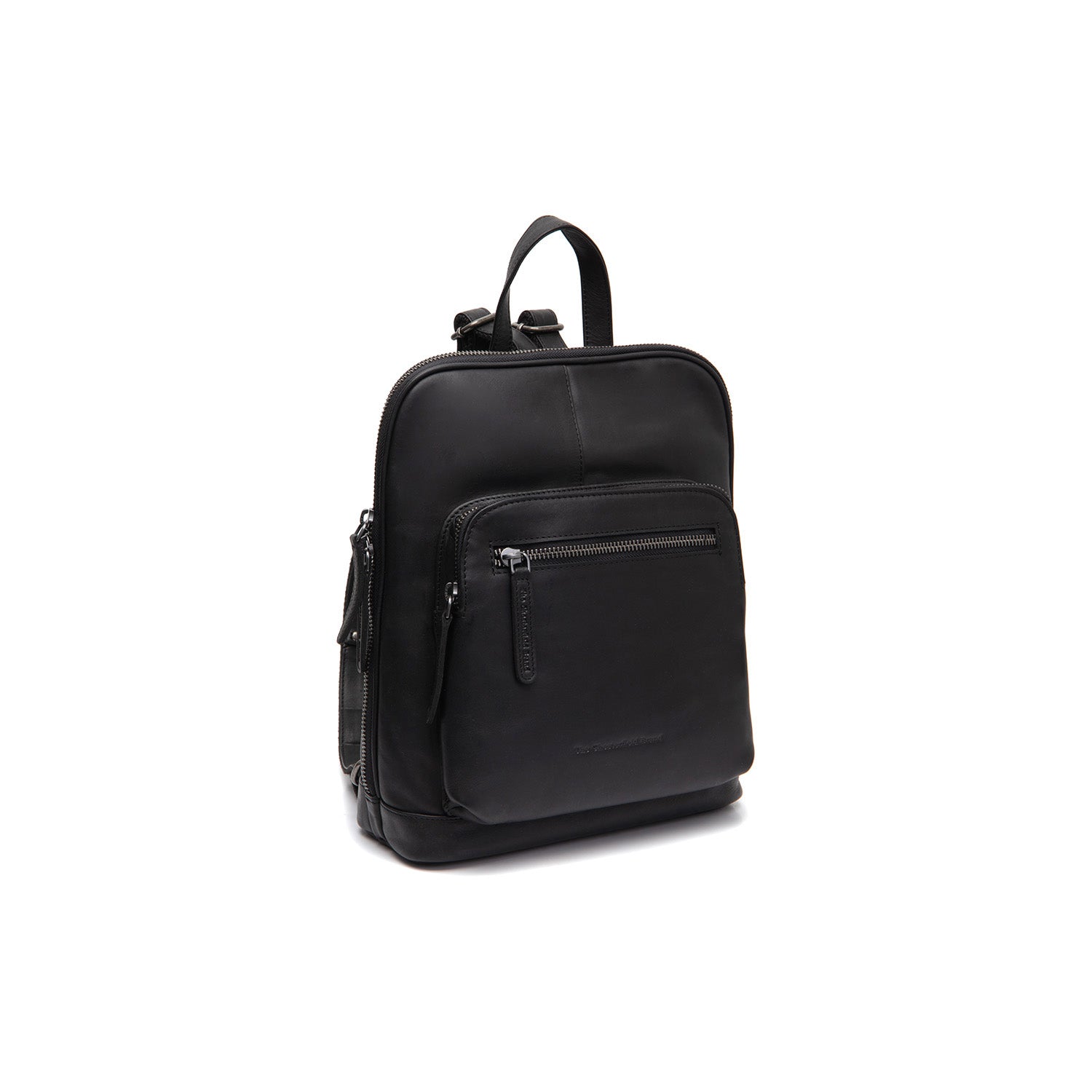 Leather Backpack Black Floran