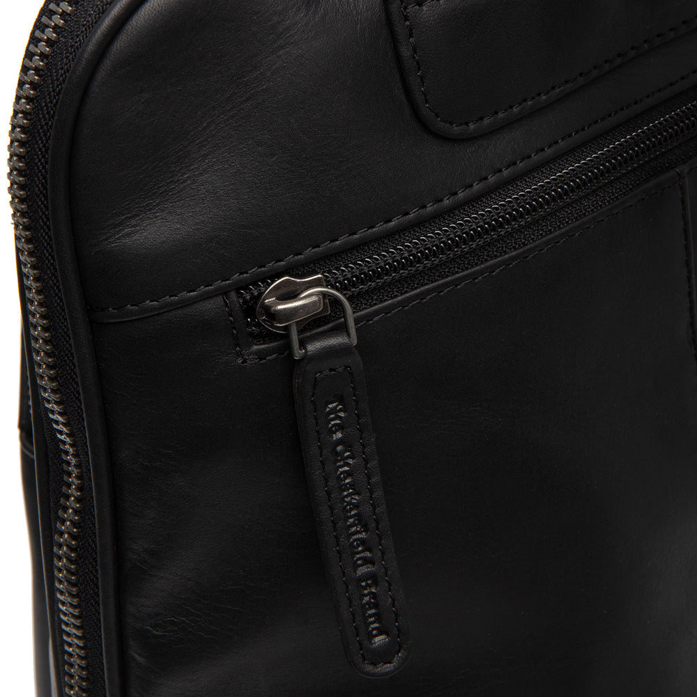 Sac à Dos en Cuir Noir Floran