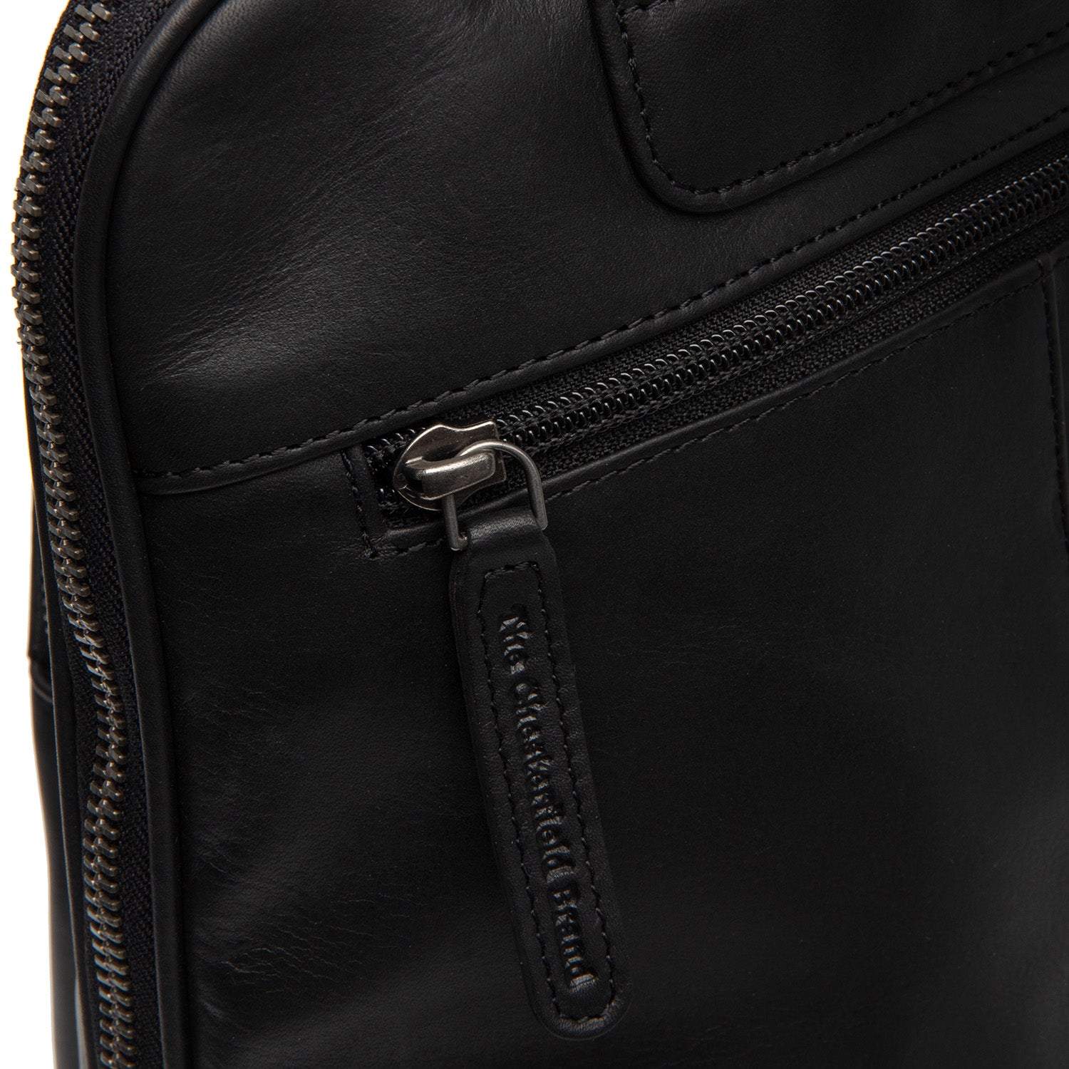 Leather Backpack Black Floran