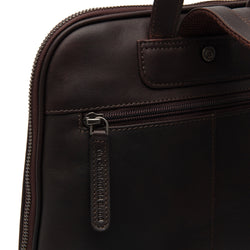 Leather Backpack Brown Floran