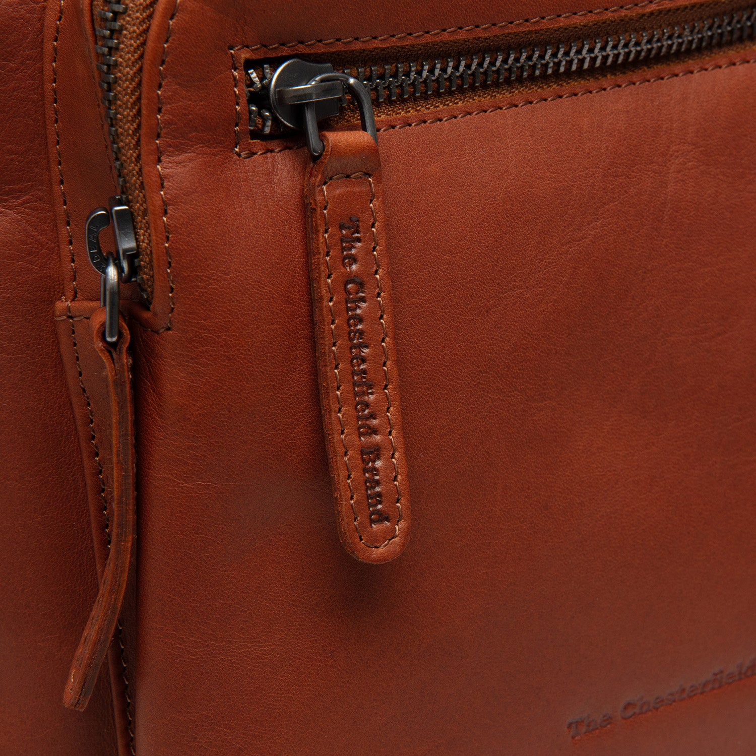 Leather Backpack Cognac Floran