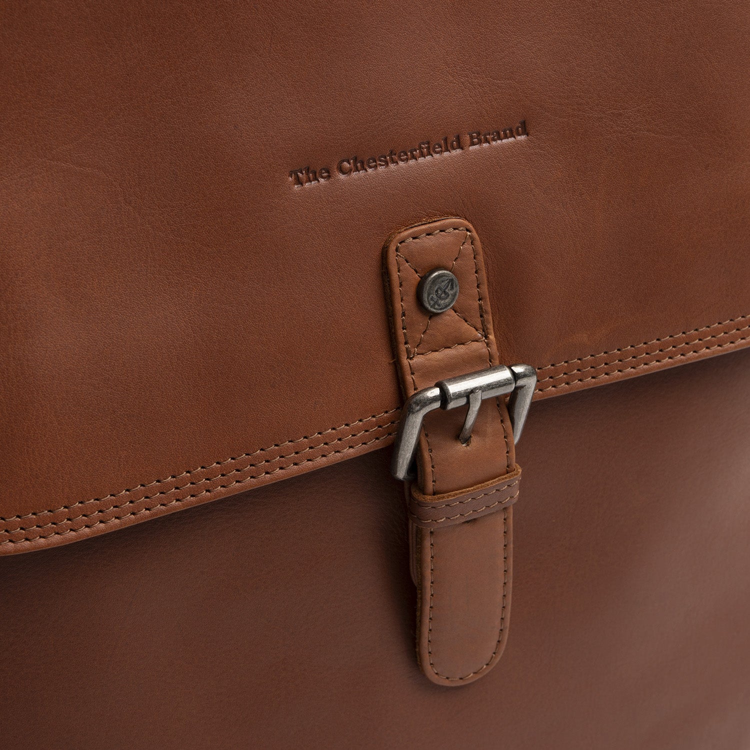 Leder Laptop Rucksack Cognac Farrow