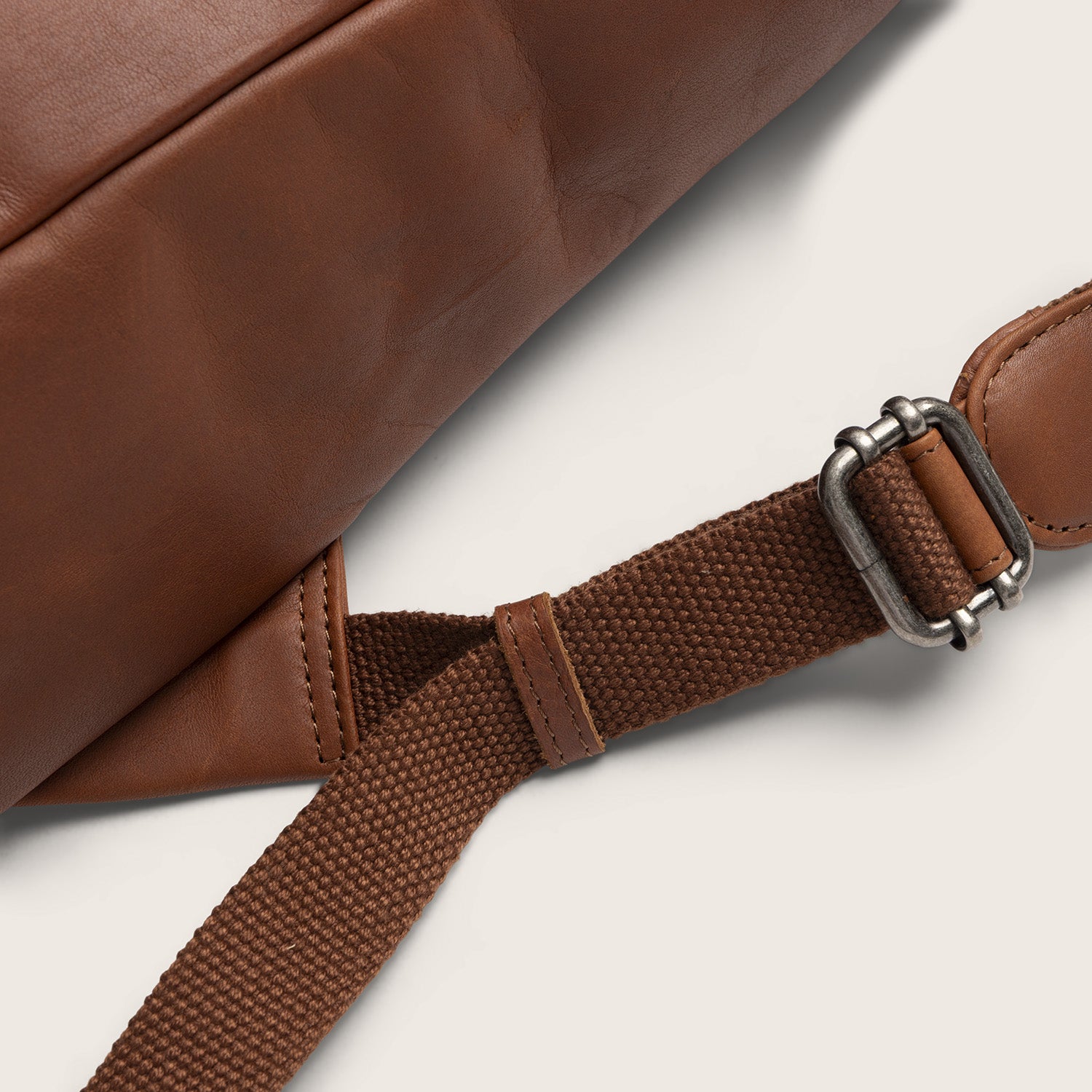 Leder Laptop Rucksack Cognac Farrow