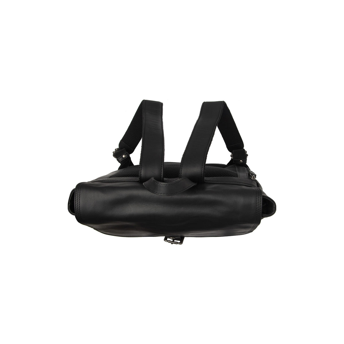 Leather Laptop Backpack Black Farrow