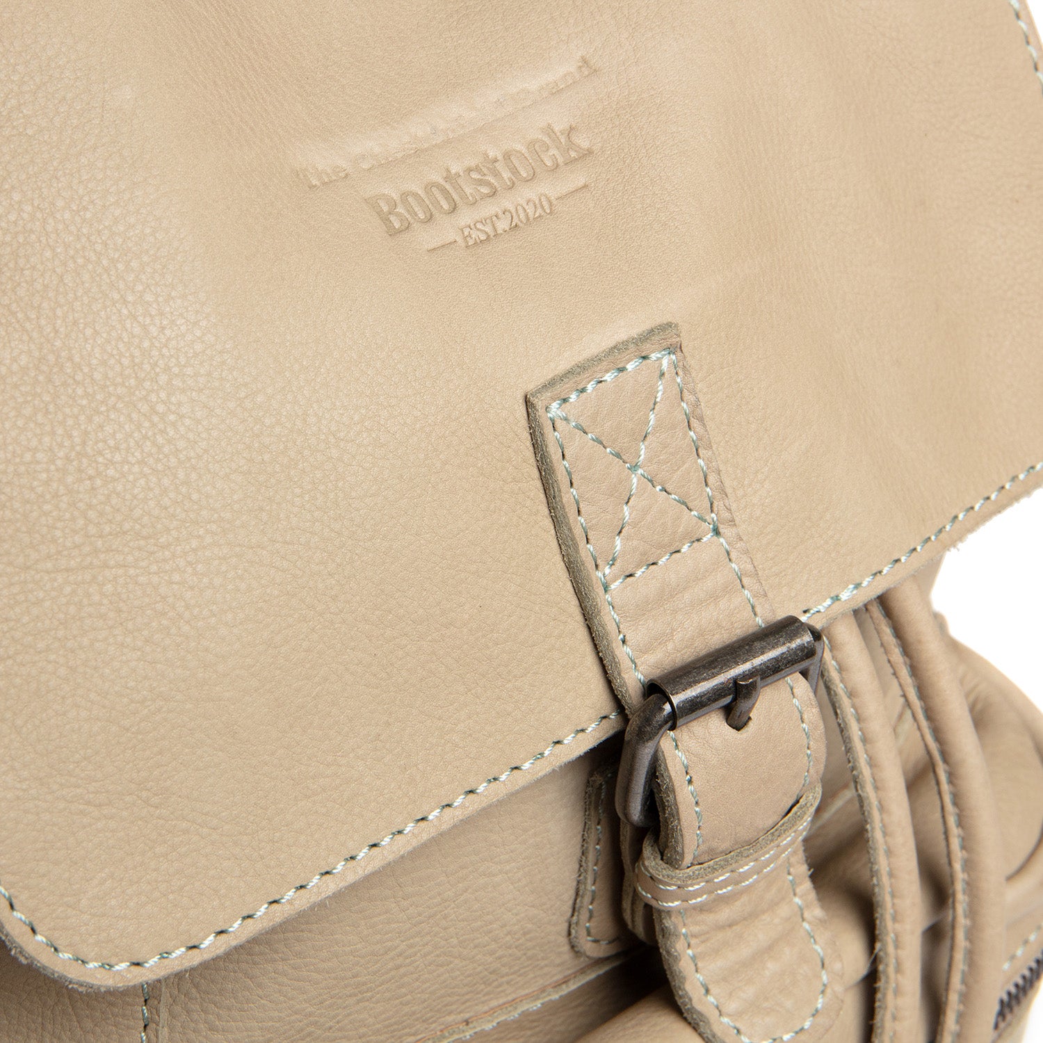 Leder Rucksack Meeres Grün Westwick