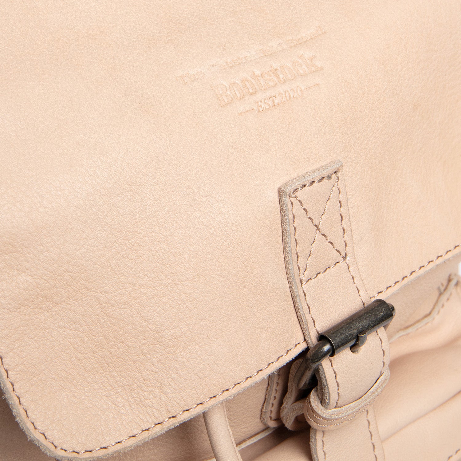 Leather Backpack Beige Westwick