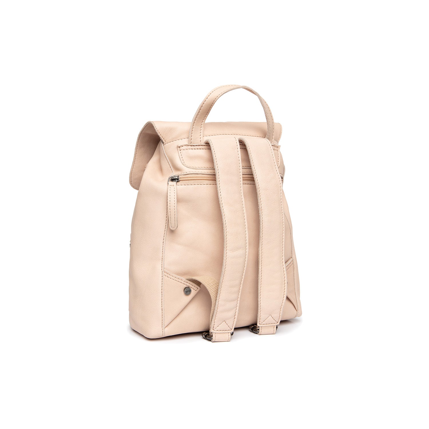 Leather Backpack Beige Westwick