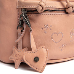 Sac à Dos en Cuir Rose Vintage Westwick