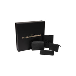 Geschenkset Leder Portemonnaie Braun Sorraia