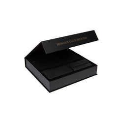 Geschenkset Leder Portemonnaie Schwarz Timo