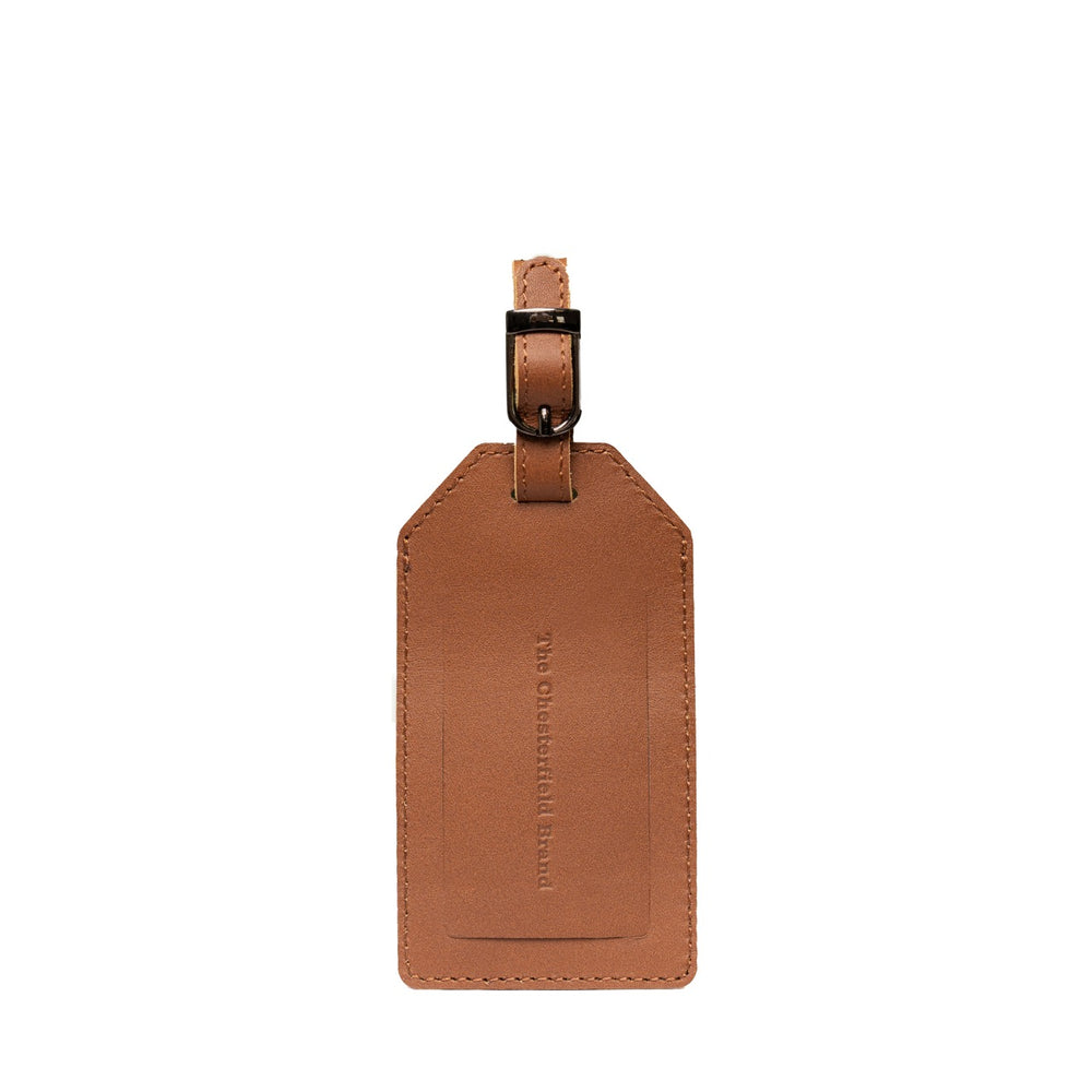 Leder Kofferanhänger Cognac