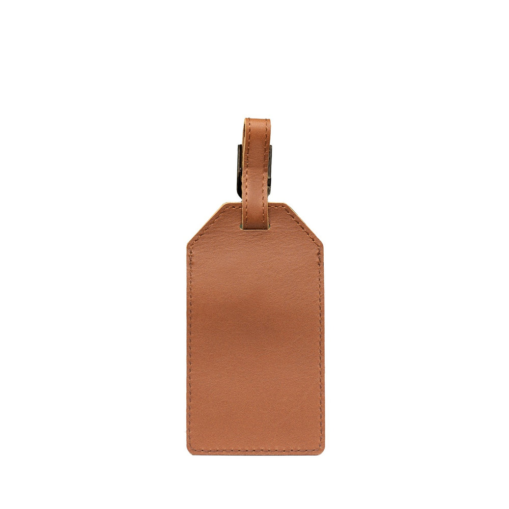 Leder Kofferanhänger Cognac