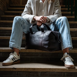 Leder Reisetasche Braun Conor