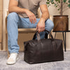 Leather Travel Bag Brown Conor