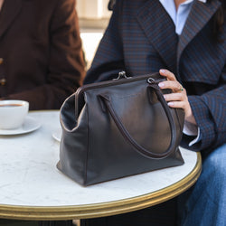 Leren Schoudertas Bruin Dorin