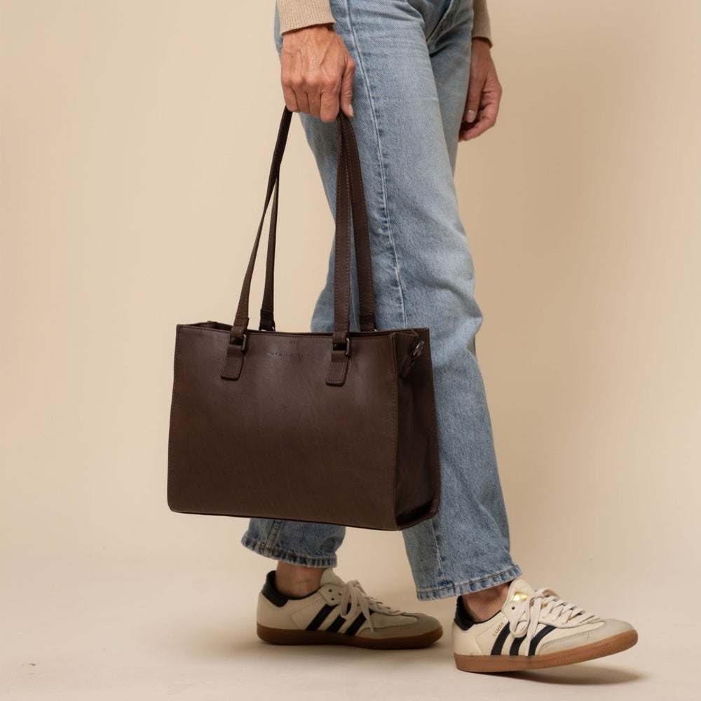 Sac Cabas en Cuir Marron Ellsworth