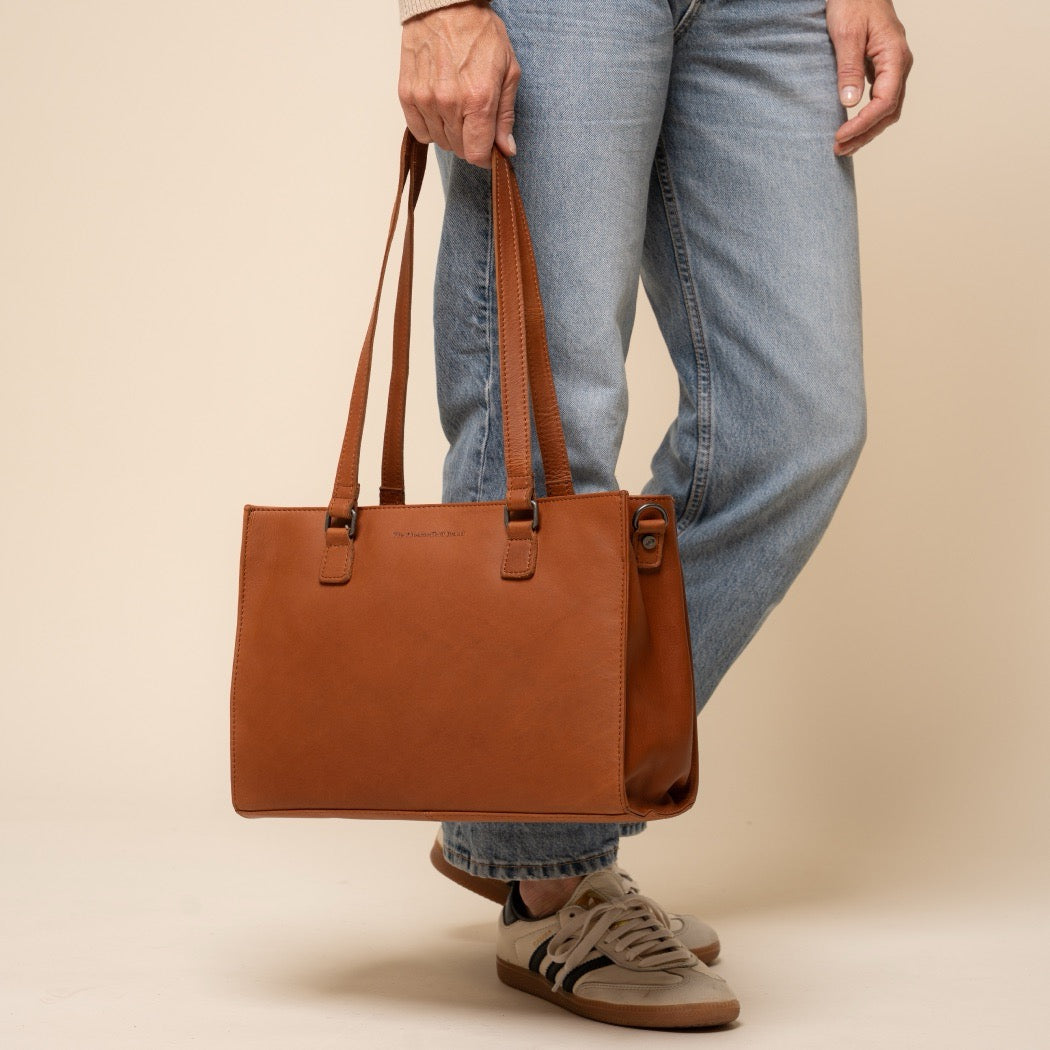 Leder Shopper Cognac Ellsworth