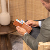 Leder Portemonnaie Cognac Enzo