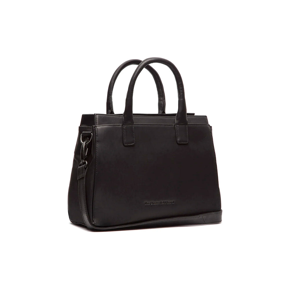 Leather Handbag Black Garda
