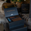 Giftset Leren Toilettas Bruin Stacey met Rituals Doucheschuim