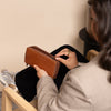 Leder Portemonnaie Cognac Hadley