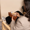 Leder Portemonnaie Cognac Hadley