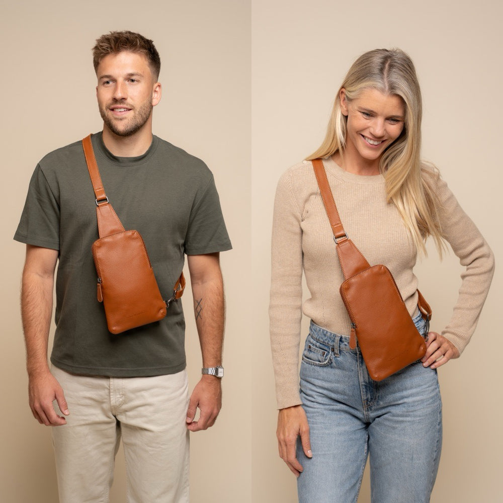 Sacoche Holster en Cuir Cognac Isley