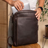 Leder Rucksack Braun Jasper