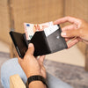 Leather Card Holder Black Lancaster
