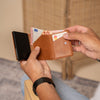 Leather Card Holder Cognac Lancaster