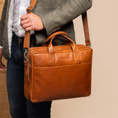 Leder Laptop Umhängetaschen