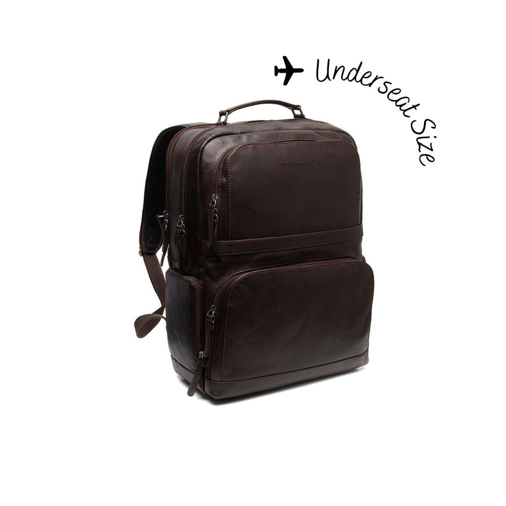 Leder Laptop Rucksack Braun Lennox