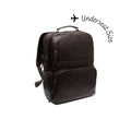 Sac à Dos Ordinateur en Cuir Marron Lennox