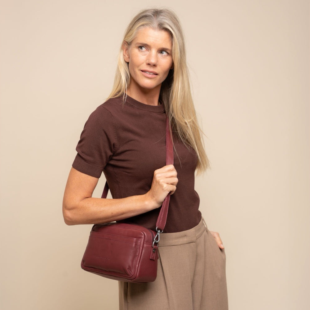 Sac Porté Épaule en Cuir Baie Liora