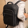 Sac à Dos en Cuir Noir Maggiore