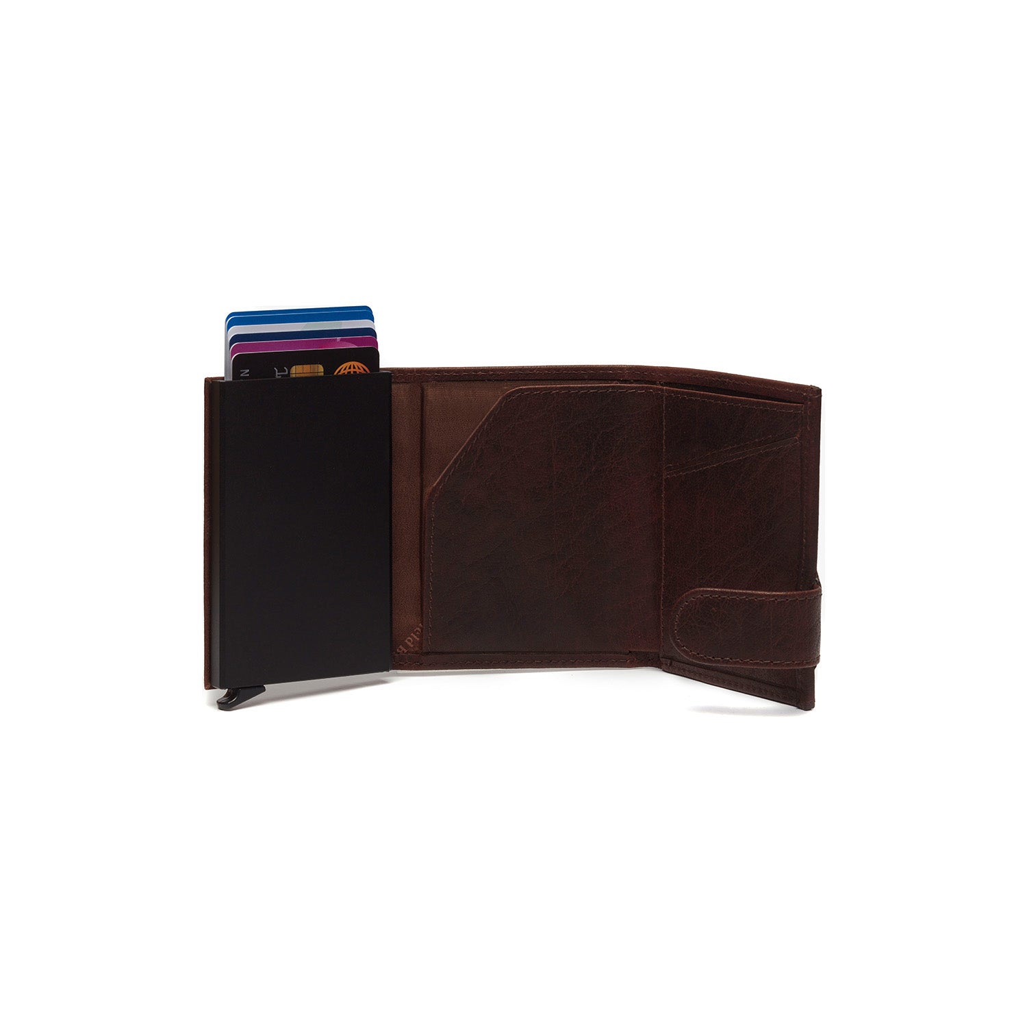 Leather Wallet Brown Mannheim